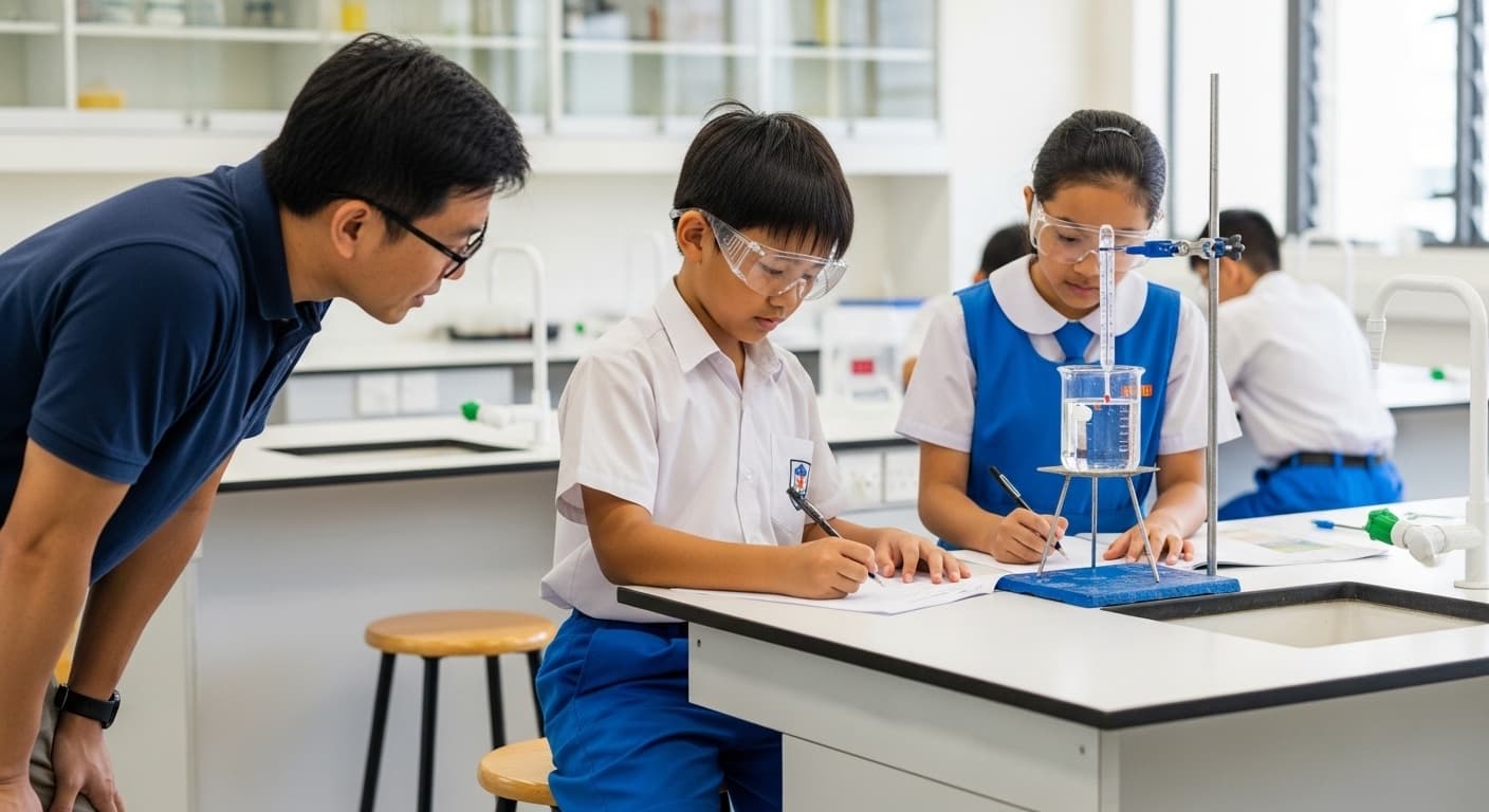 Photograph stimulus: In the Science Lab